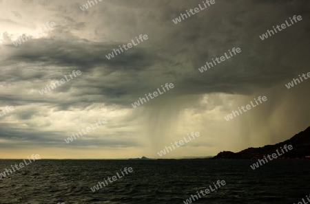 Gewitter auf dem Gardasee
