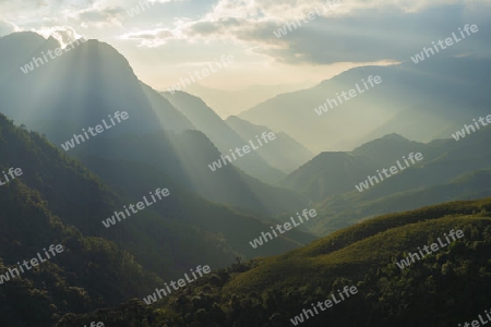 Berge von Sa Pa, Vietnam