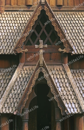 Portal einer Stabkirche