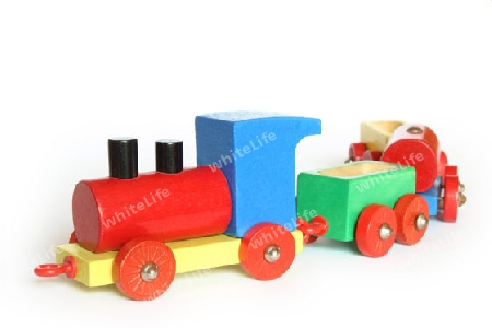 Kinder Holzeisenbahn