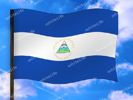 Fahne Nikaragua