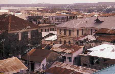 Die Altstadt von Stone Town  oder Zanzibar Town der Hauptstadt der Insel Sansibar im Indischen Ozean in Tansania in Ostafrika.. 