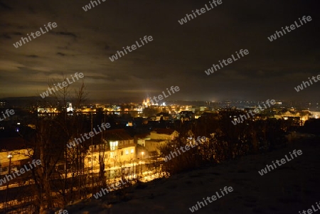 Werder im Winter bei Nacht