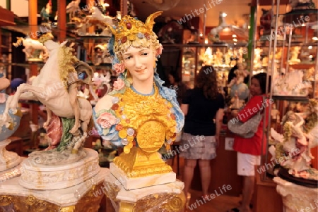 Der Chatuchak Wochenendmarkt im norden von Bangkok der Hauptstadt von Thailand in Suedostasien.