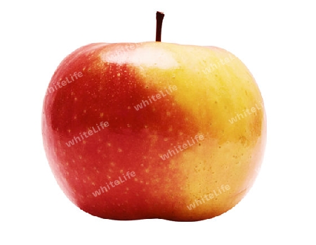 Zweifarbiger Apfel