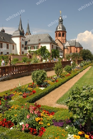 Klostergarten der Basilika in Seligenstadt