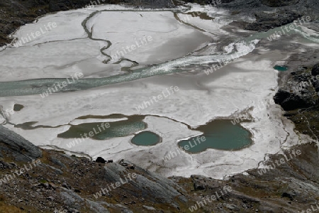 Gletschersee der Pasterze, Nationalpark Hohe Tauern, Austria