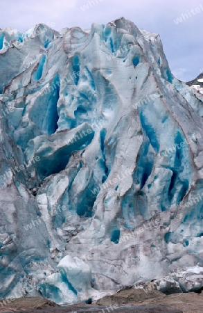 Gletscherzunge des Jostedalsbreen Gletschers