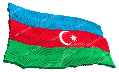 Heartland - Azerbaijan - The beloved country as a symbolic representation as heart - Das geliebte Land als symbolische Darstellung als Herz