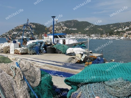 Fischernetze in Port Andratx