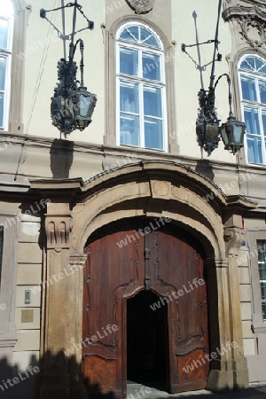 Hausportal in Prag