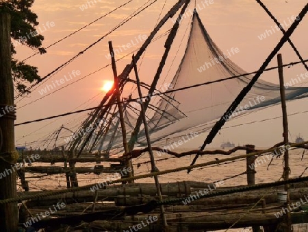 S?dindien,Netzfischer von Kochi