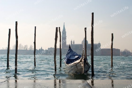 Venedig - Gondola und San Girogio Kirche