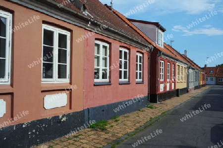 Altstadt in Rönne, Bornholm