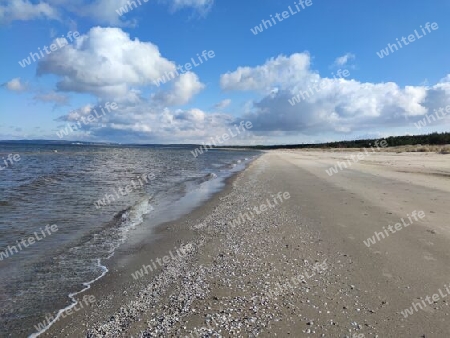Breiter Naturstrand an der Ostsee