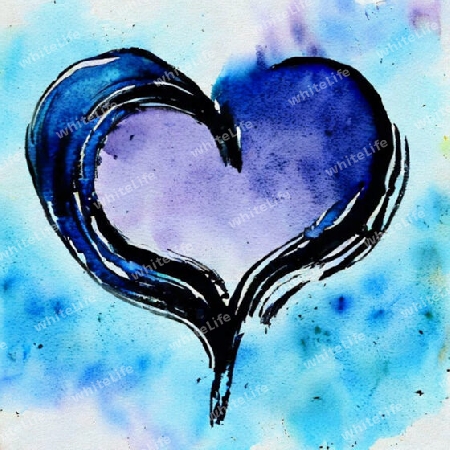 blaues Herz