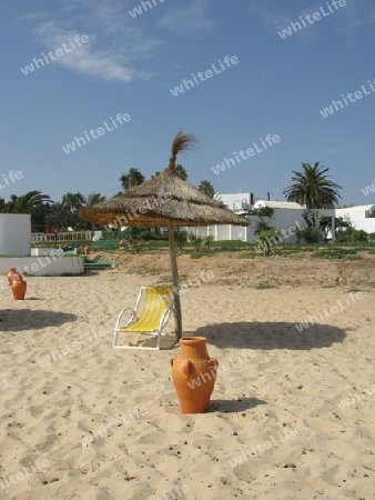 Tunesien. Strand in Hammamet