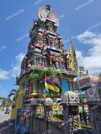 Hindu Tempel in Mahebourg, Mauritius