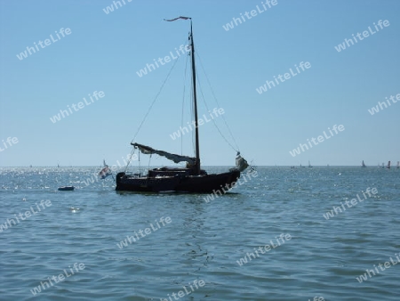 Boot auf dem Ijsselmeer
