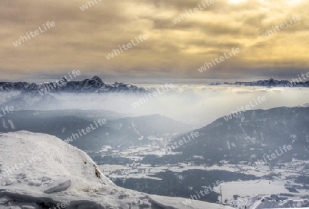 Blick auf die Karnischen Alpen