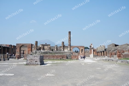 Antike Ruinen von Pompeji