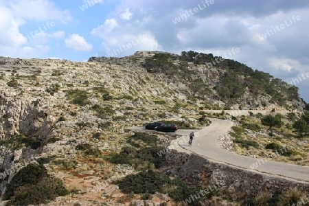 Serpentinenstrecke zum Cap Formentor