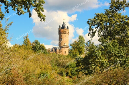 Blick zum Flatowturm in Babelsberg