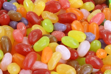 Bunte Jelly Beans als Hintergrund