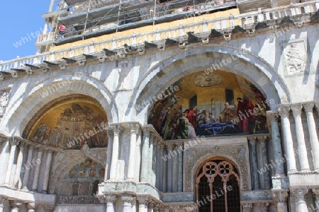 Fragment vom Markusdom in Venedig