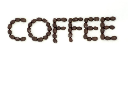 Coffee Sign on White