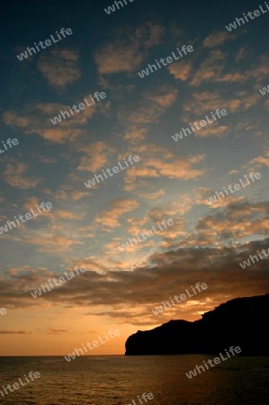 Sonnenuntergang bei Funchal