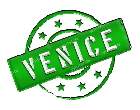 Sign and stamp for your presentation, for websites and many more named Venice