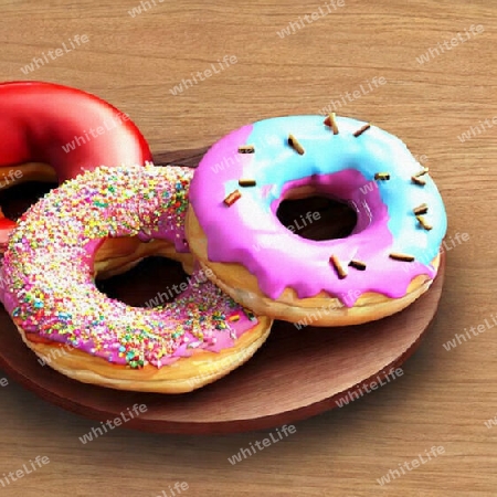 bunte Donuts