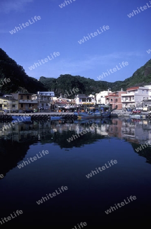 Ein kleines Fischerdorf bei Keelung und noerdlich der Hauptstadt Taipei auf der Insel Taiwan.