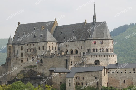 Luxemburg Vianden     Burganlage
