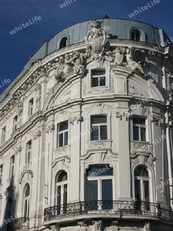 Abgerundetes Haus in Wien