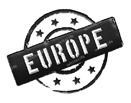 Sign and stamp named EUROPE for your presentation, for websites and many more.