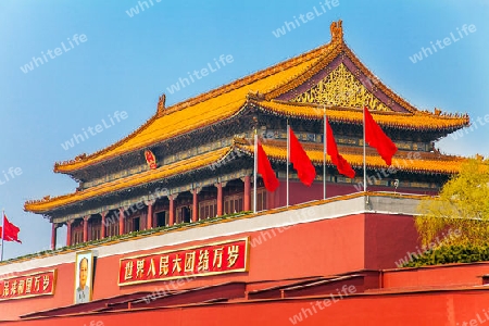 Forbidden City in Beijing North China