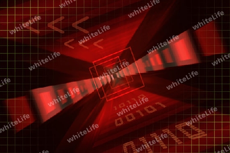 Background Technic red