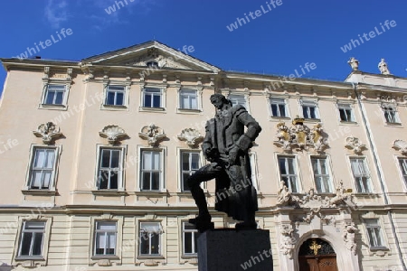 Wien. Lessing Statue am Judenplatz
