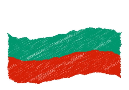 sketch - Bulgaria - The beloved country as a symbolic representation as heart - Das geliebte Land als symbolische Darstellung als Herz