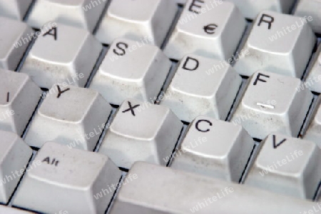 Tastatur mit Gebrauchsspuren