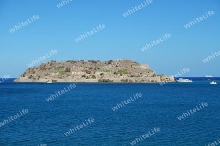 Insel Spinalonga in der Mirabello Bucht