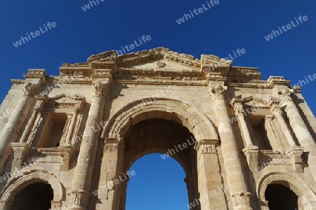 Triumphbogen in Gerasa, Jerash. Jordanien