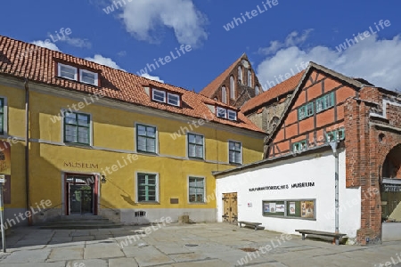 kulturhistorisches Museum , Altstadt,   Hansestadt Stralsund, Unesco Weltkulturerbe, Mecklenburg Vorpommern, Deutschland, Europa, oeffentlicherGrund