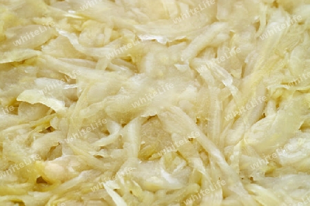 Konserviertes Sauerkraut im Detail