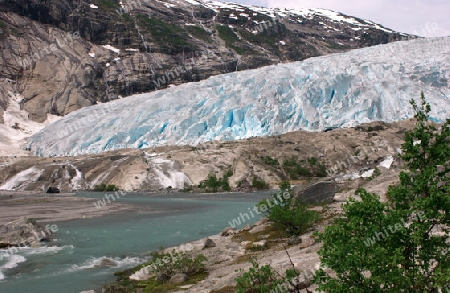 Jostedalsbreen Gletscher in Norwegen
