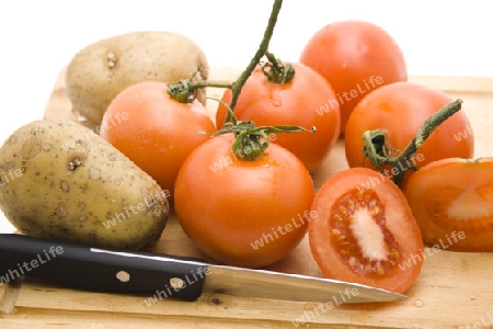 Tomaten mit Kartoffel