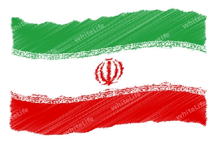 Iran - The beloved country as a symbolic representation as heart - Das geliebte Land als symbolische Darstellung als Herz