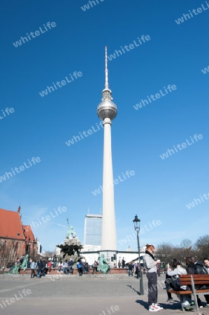 Berlin Alexanderplatz ? Fernsehturm und Neptunbrunnen